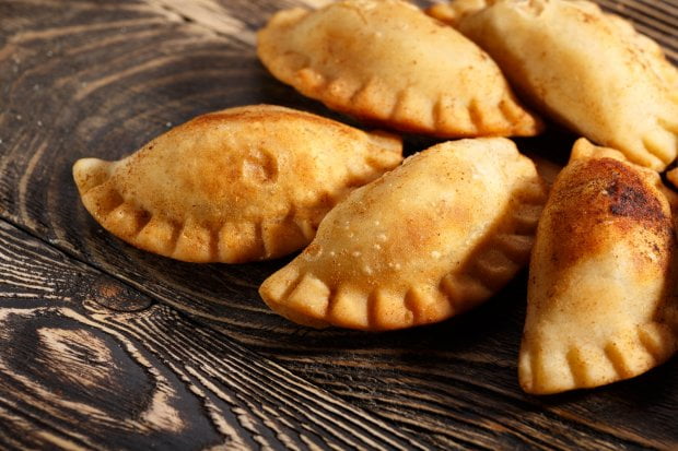 Minced meat and olive pastries recipe