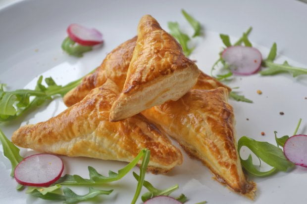 Pastries with vegetables and mushrooms recipe