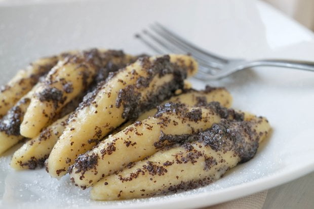 Poppyseed potato noodles recipe